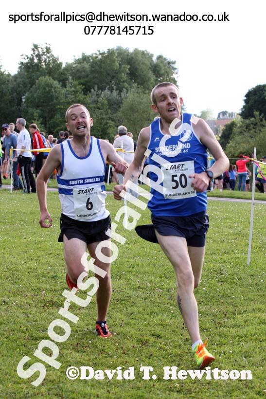 Senior mens Sunderland 5k Road Race. Photo: David T. Hewitson/Sports for All Pics